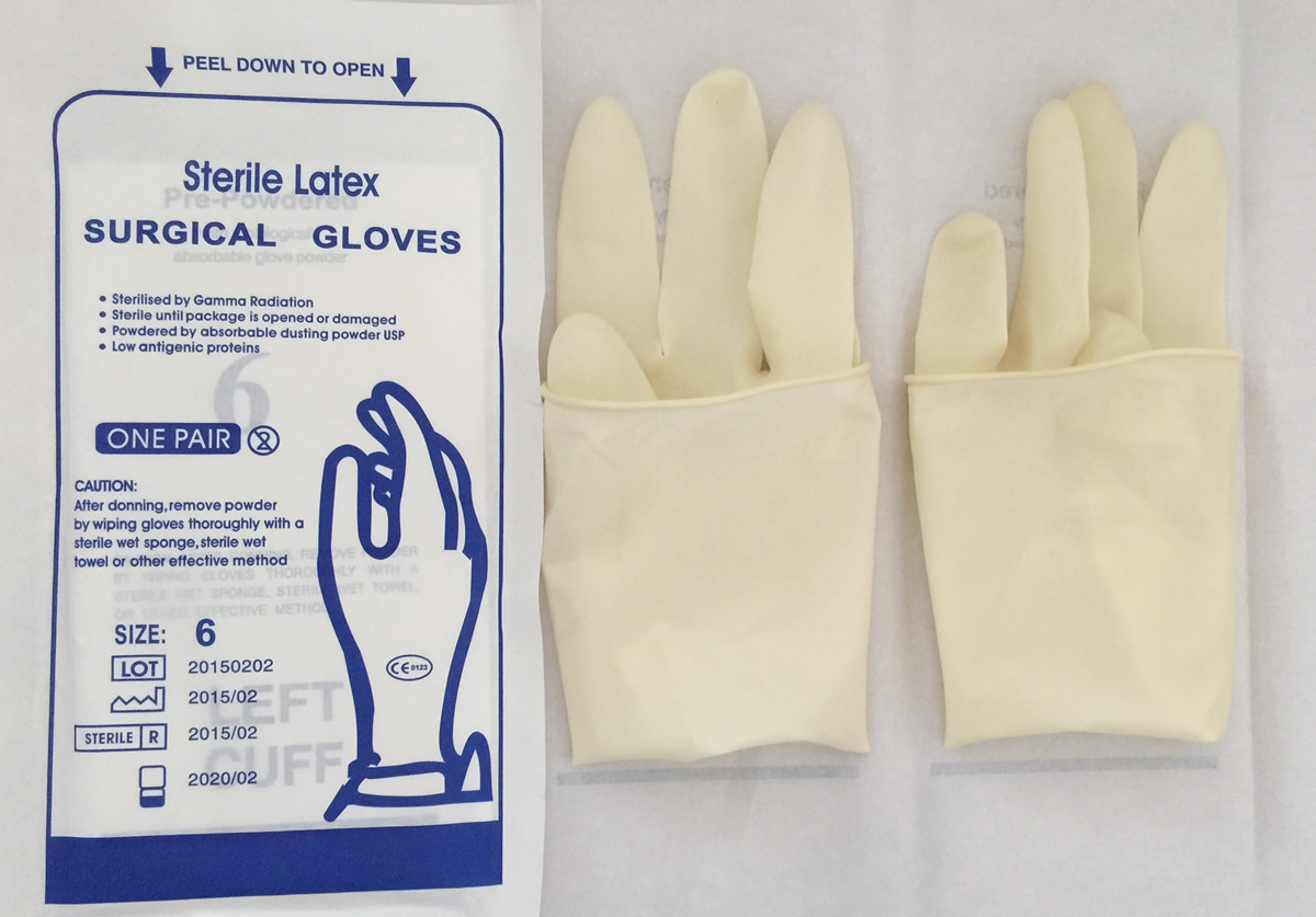 Latex Surgical Gloves